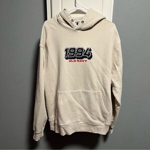 Old Navy 1995 Cream Hoodie